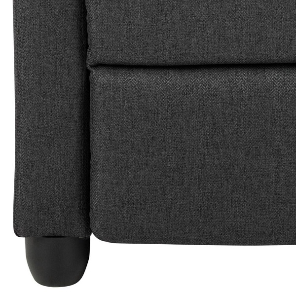 Fotel rozkładany Siom antracyt - ACTONA